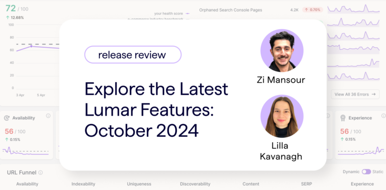 Explore the latest Lumar platform features - October 10 webinar - with Customer Success Pros Zi and Lilla