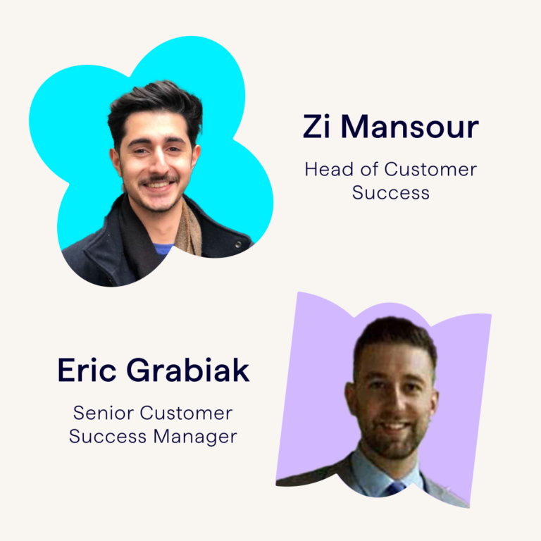 Example image showing headshots of Zi Mansour and Eric Grabiak.